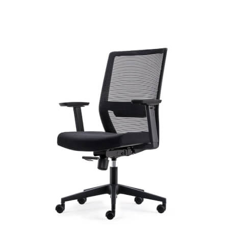 เก้าอี้สำนักงาน DF PROCHAIR รุ่น Polo สีดำ_2
