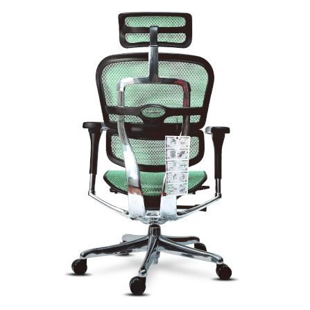 เก้าอี้เพื่อสุขภาพ DF PROCHAIR รุ่น Ergo Elite Pro สีเขียว_3