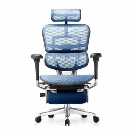 เก้าอี้เพื่อสุขภาพ DF PROCHAIR รุ่น Ergo Elite Pro+ สีน้ำเงิน_3