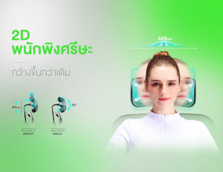 เก้าอี้เพื่อสุขภาพ DF PROCHAIR รุ่น Ergo Elite Pro สีน้ำเงิน_5