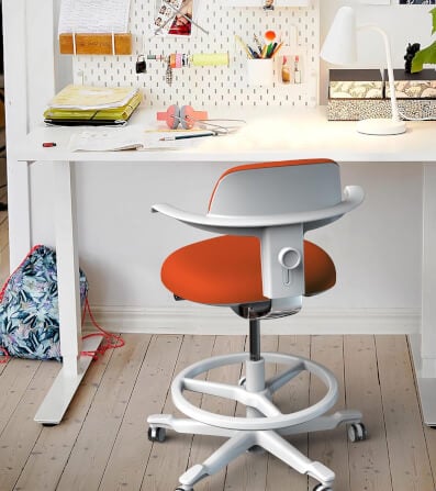 เก้าอี้บาร์ DF PROCHAIR รุ่น NEC สีส้ม_8