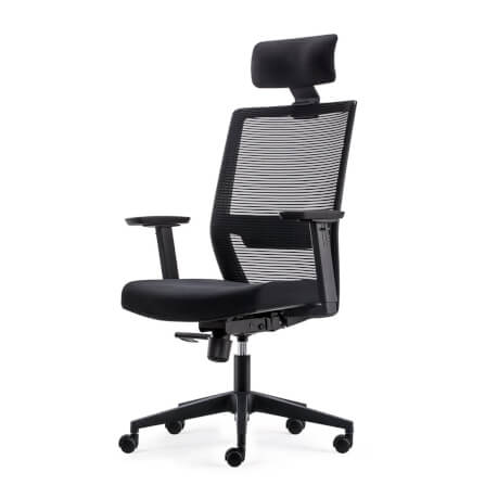 เก้าอี้สำนักงาน DF PROCHAIR รุ่น Polo-H สีดำ_8