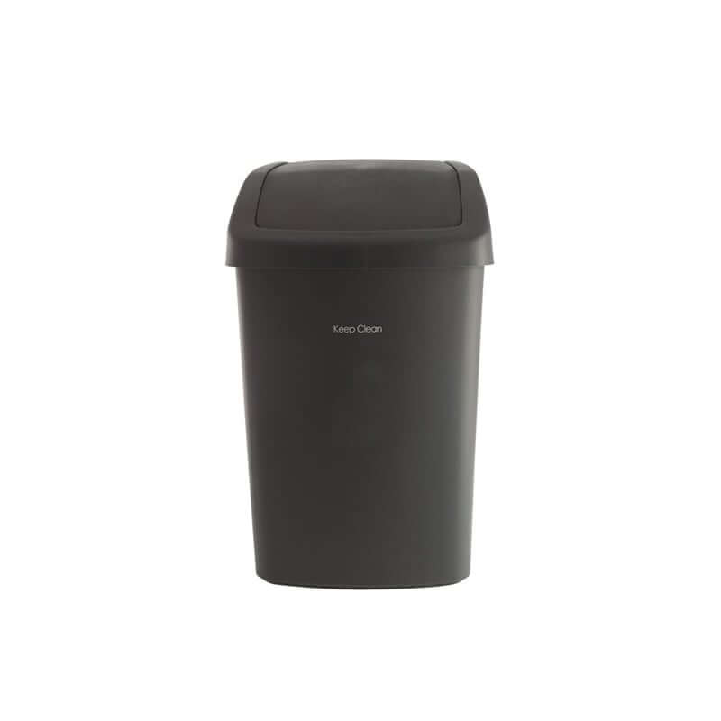 ถังขยะฝาสวิง CHIC REPUBLIC ฝาสวิง 9 ลิตร  รุ่น HH-208 สีเทาเข้ม_0