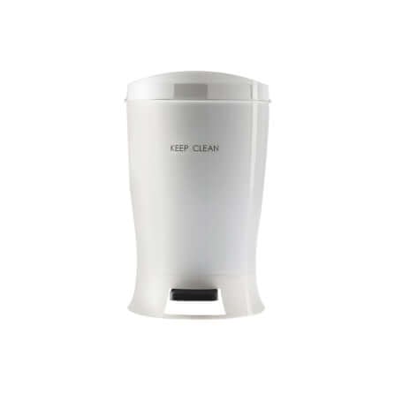 ถังขยะ CHIC REPUBLIC (HH-2500P) ขาเหยียบ 4.5 ลิตร สีขาว_0