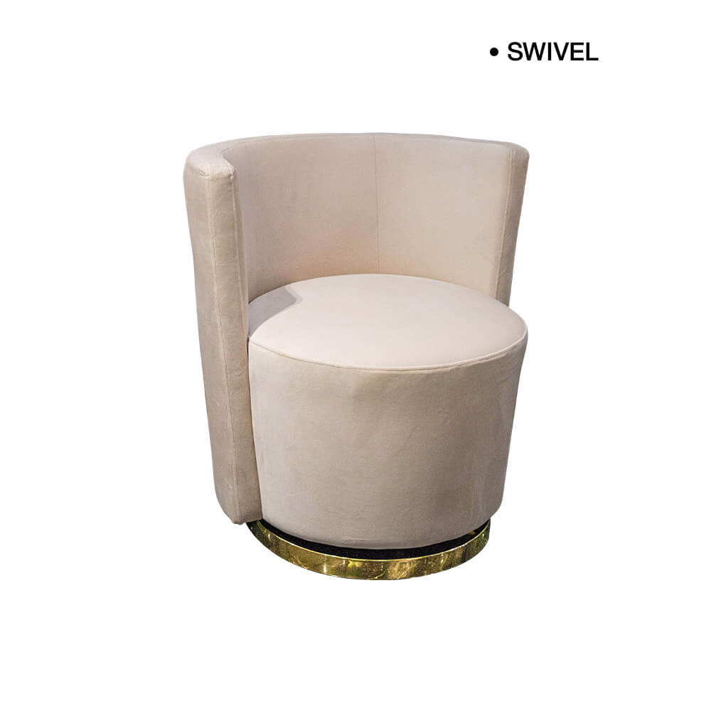 โซฟา 1 ที่นั่งแบบหมุนได้ CHIC REPUBLIC รุ่น MELLOW/1 สีเบจ