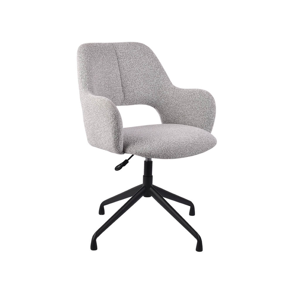 เก้าอี้รับประทานอาหารหมุนและปรับระดับได้ CHIC REPUBLIC รุ่น BOTTAS สีเทาอ่อน