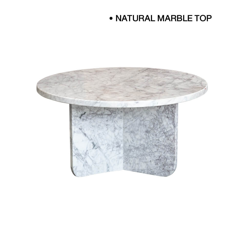โต๊ะข้าง CHIC REPUBLIC รุ่น NAVEEN/55 สีขาว