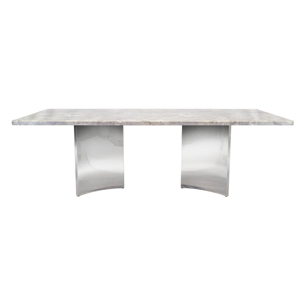 โต๊ะอาหาร CHIC REPUBLIC รุ่น AEOLUS-CH/240 MARBLE สีเทาอ่อน_0