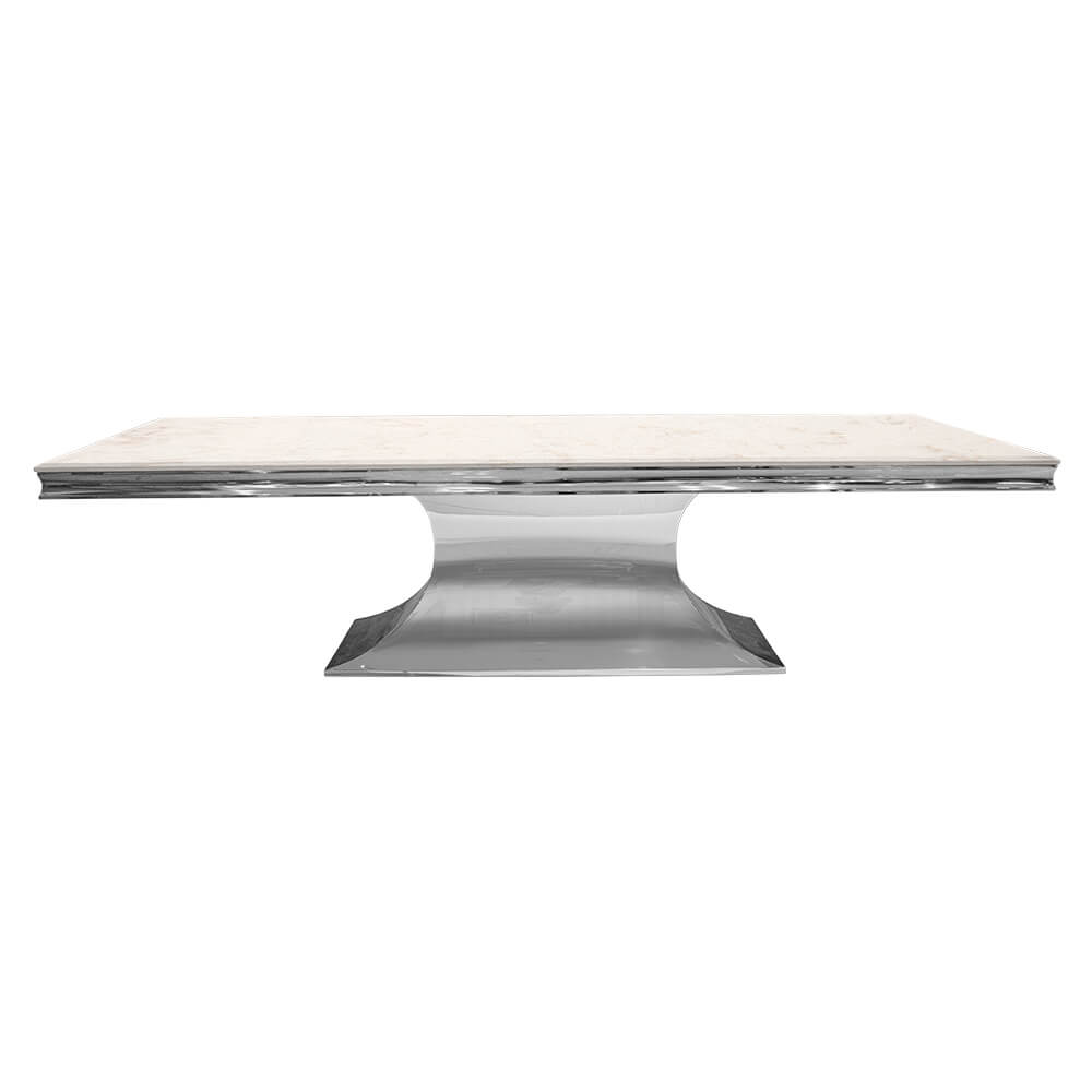โต๊ะอาหาร CHIC REPUBLIC รุ่น HERNANDEZ-CH/300 MARBLE สีขาว