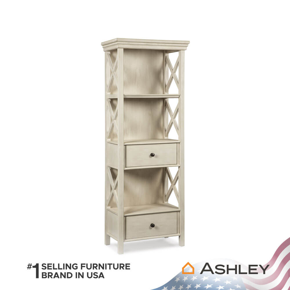 ตู้สูง บานผสม ASHLEY FURNITURE HOMESTORE รุ่น BOLANBURG/64 สีขาววินเทจ