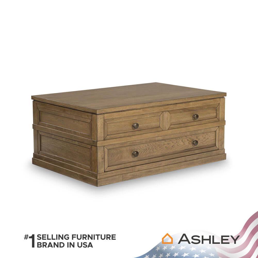 โต๊ะกลาง พร้อมลิฟท์ท็อป ASHLEY FURNITURE HOMESTORE รุ่น SHARLANCE/107 สีน้ำตาลอ่อน_0
