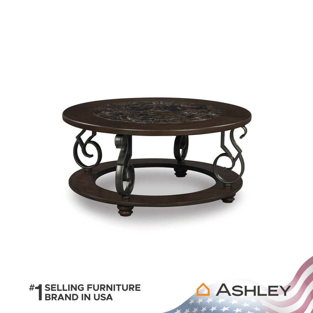 โต๊ะกลาง ASHLEY FURNITURE HOMESTORE รุ่น FRALLYN/106 สีน้ำตาลเข้ม_0