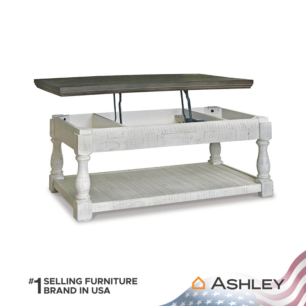 โต๊ะกลาง พร้อมลิฟท์ท็อป ASHLEY FURNITURE HOMESTORE รุ่น HAVALANCE/121 สีขาววินเทจ_0