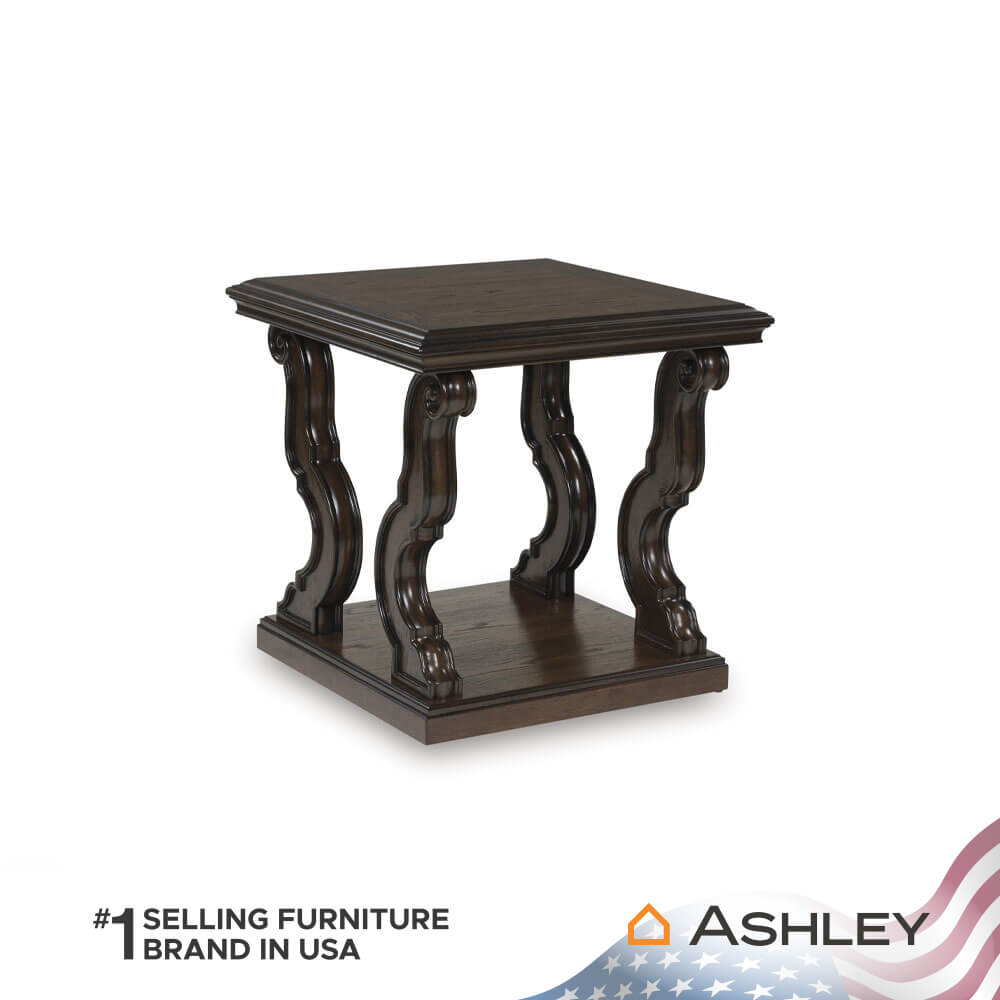 โต๊ะข้าง ASHLEY FURNITURE HOMESTORE รุ่น MAYLEE/70 ขนาด 70 ซม. สีน้ำตาลเข้ม