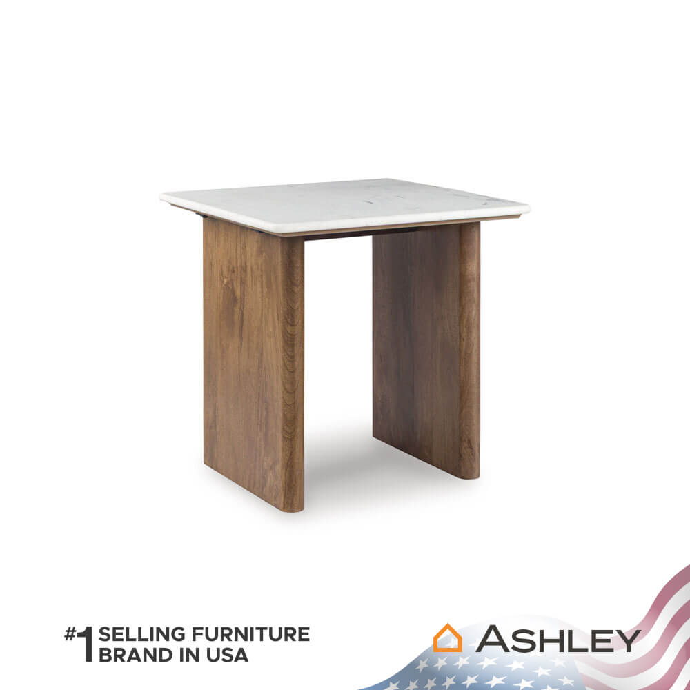 โต๊ะข้าง ASHLEY FURNITURE HOMESTORE รุ่น ISANTI/58 สีขาว_0