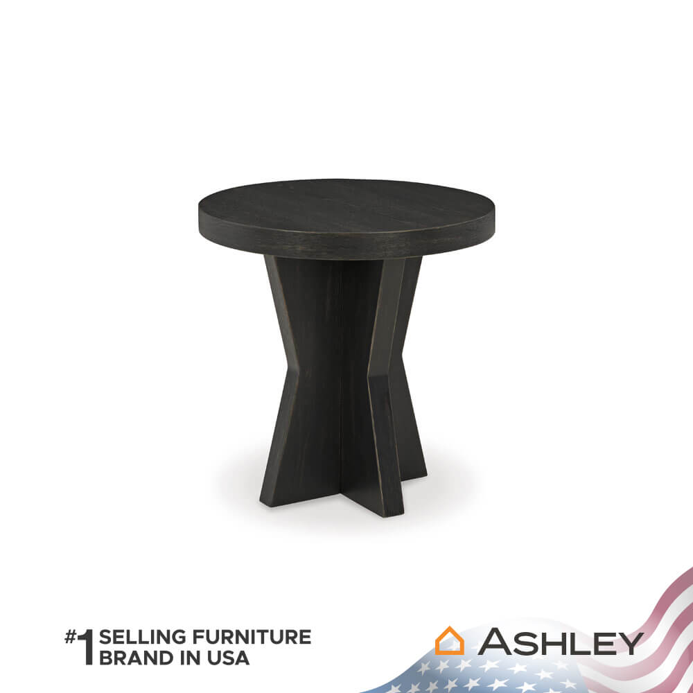 โต๊ะข้าง ASHLEY FURNITURE HOMESTORE รุ่น GALLIDEN/60 สีดำ