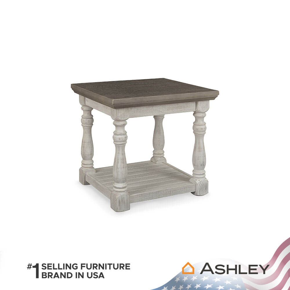 โต๊ะข้าง ASHLEY FURNITURE HOMESTORE รุ่น HAVALANCE/66 สีขาววินเทจ