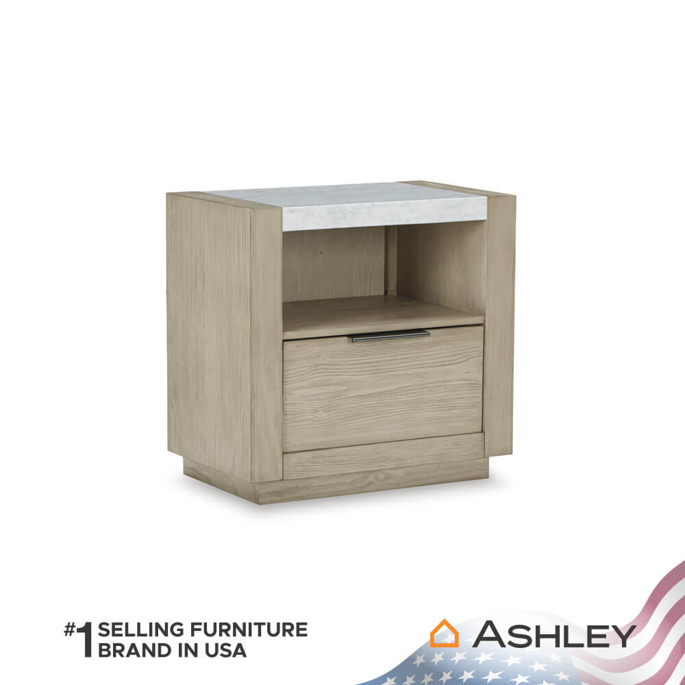 ตู้ข้างเตียง ASHLEY FURNITURE HOMESTORE รุ่น HENNINGTON สีไม้ธรรมชาติ_0