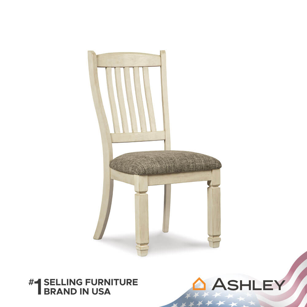 เก้าอี้ทานข้าว ASHLEY FURNITURE HOMESTORE รุ่น BOLANBURG-A สีขาววินเทจ_0
