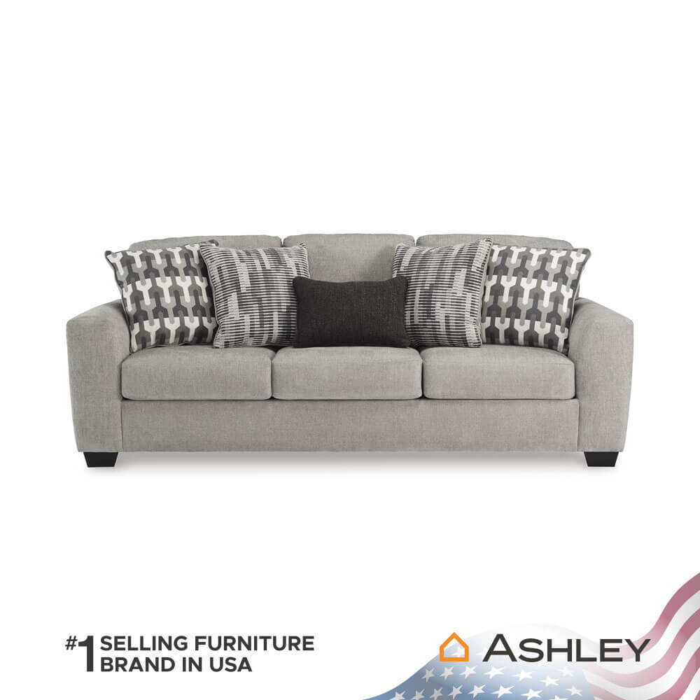 โซฟา 3 ที่นั่ง ASHLEY FURNITURE HOMESTORE รุ่น AVENAL PARK/3 สีเทาอ่อน