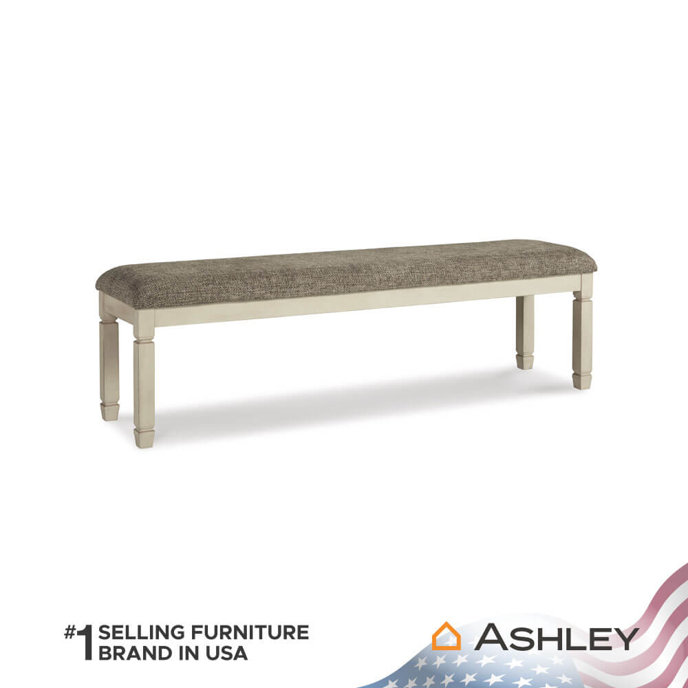 ม้านั่ง ASHLEY FURNITURE HOMESTORE รุ่น BOLANBURG/165 สีขาววินเทจ_0