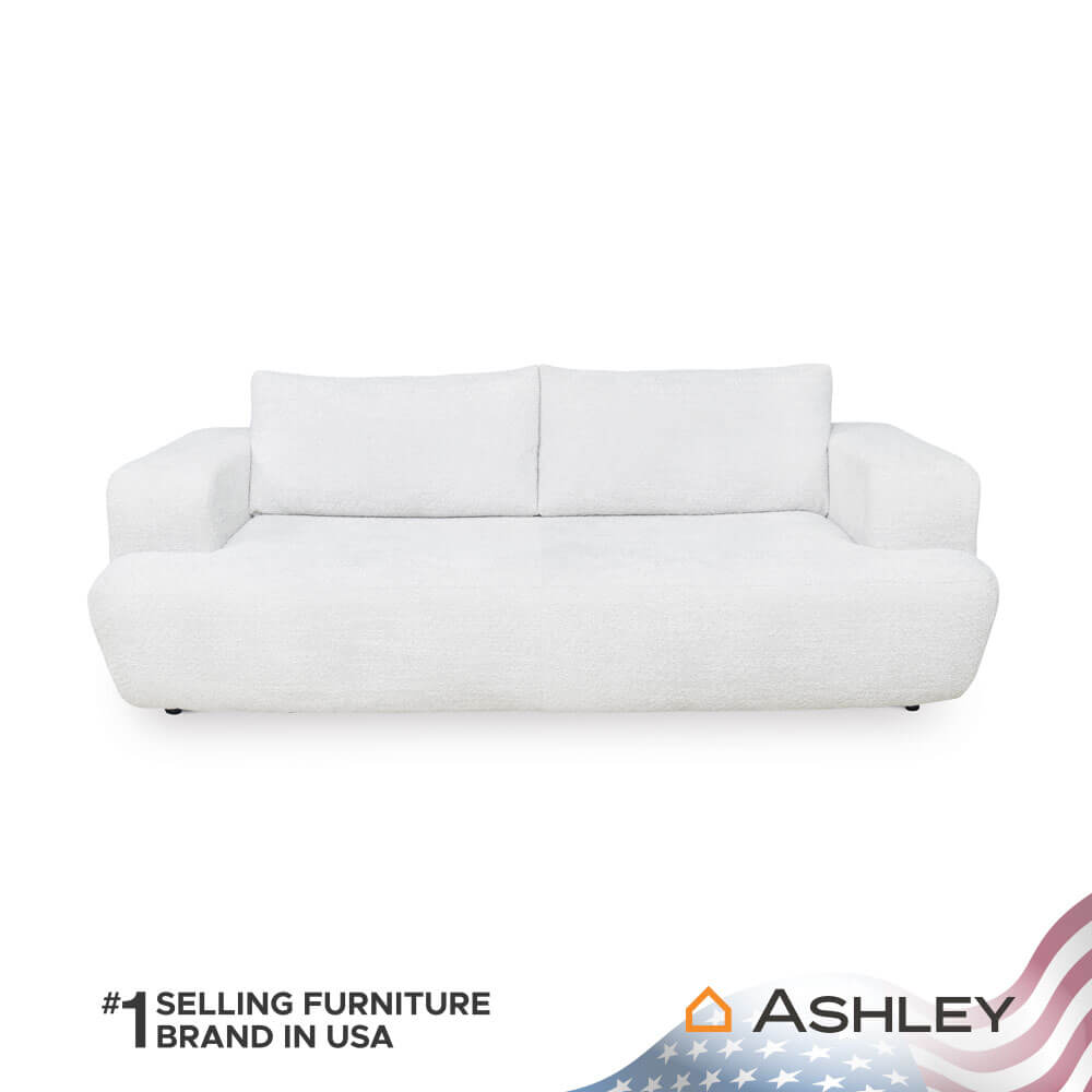 โซฟา 3 ที่นั่ง ASHLEY FURNITURE HOMESTORE รุ่น BRAVESTONE/3 สีเทาอ่อน