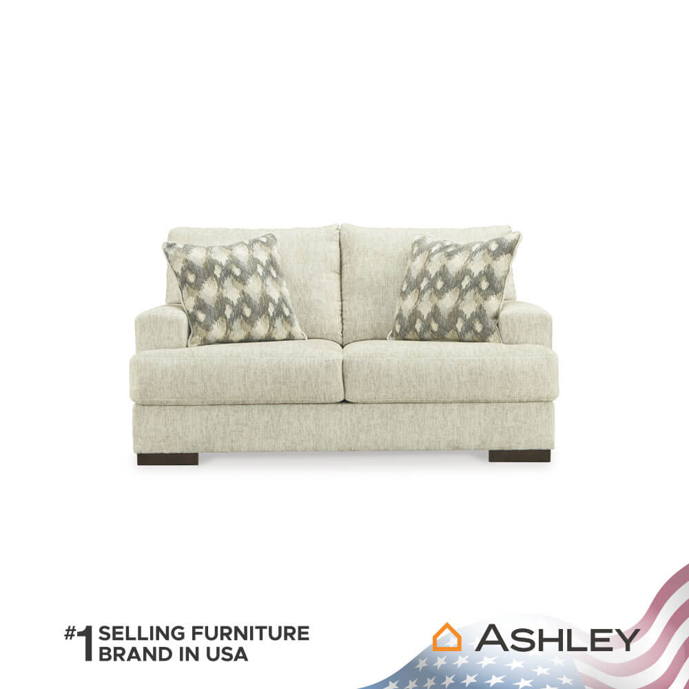 โซฟา 2 ที่นั่ง ASHLEY FURNITURE HOMESTORE รุ่น CARETTI/2 สีครีม