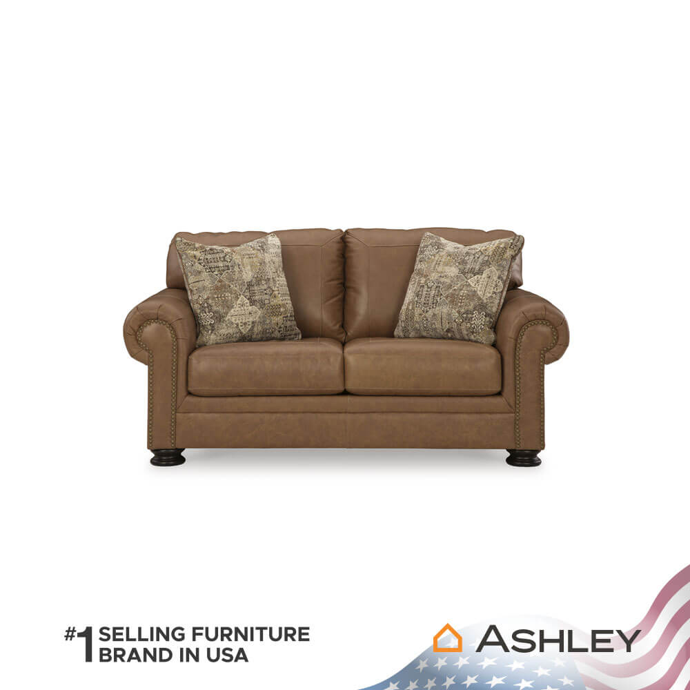 โซฟา 2 ที่นั่ง ASHLEY FURNITURE HOMESTORE รุ่น CARIANNA/2 สีน้ำตาล
