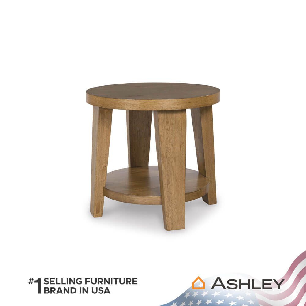 โต๊ะข้าง ASHLEY FURNITURE HOMESTORE รุ่น KRISTILAND/66 สีน้ำตาลอ่อน
