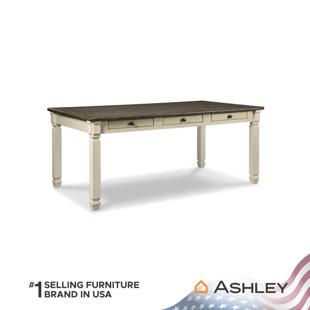 โต๊ะอาหาร ASHLEY FURNITURE HOMESTORE รุ่น BOLANBURG/182 สีขาววินเทจ