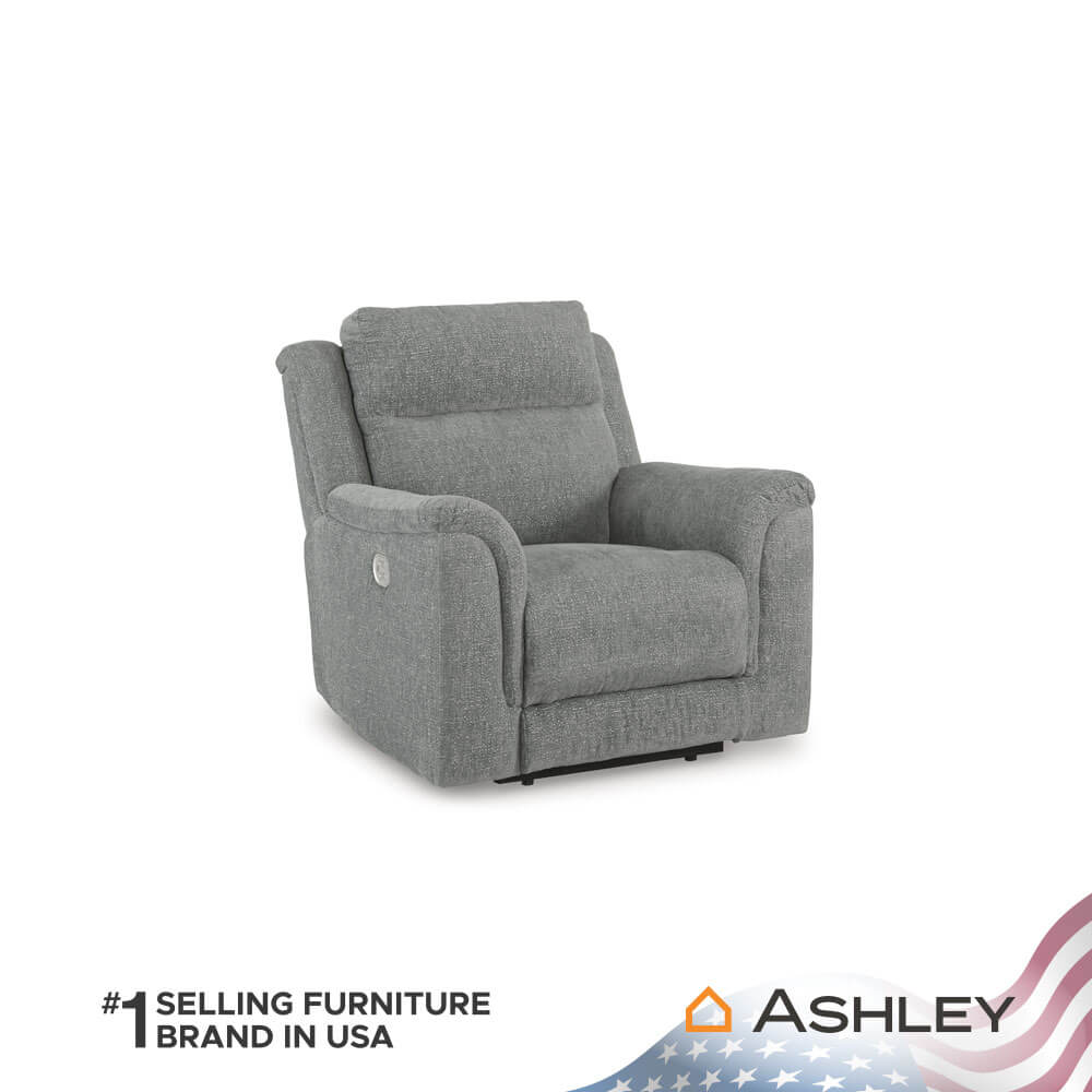 โซฟาปรับเอนนอน ไฟฟ้า 1 ที่นั่ง ASHLEY FURNITURE HOMESTORE รุ่น OVERFLOW/1RM สีเทา
