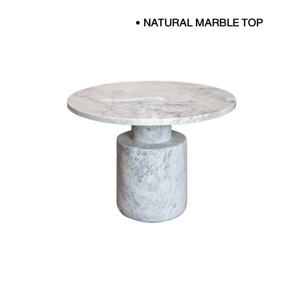 โต๊ะข้างหินอ่อน CHIC REPUBLIC รุ่น MORANIS/60 สีขาว