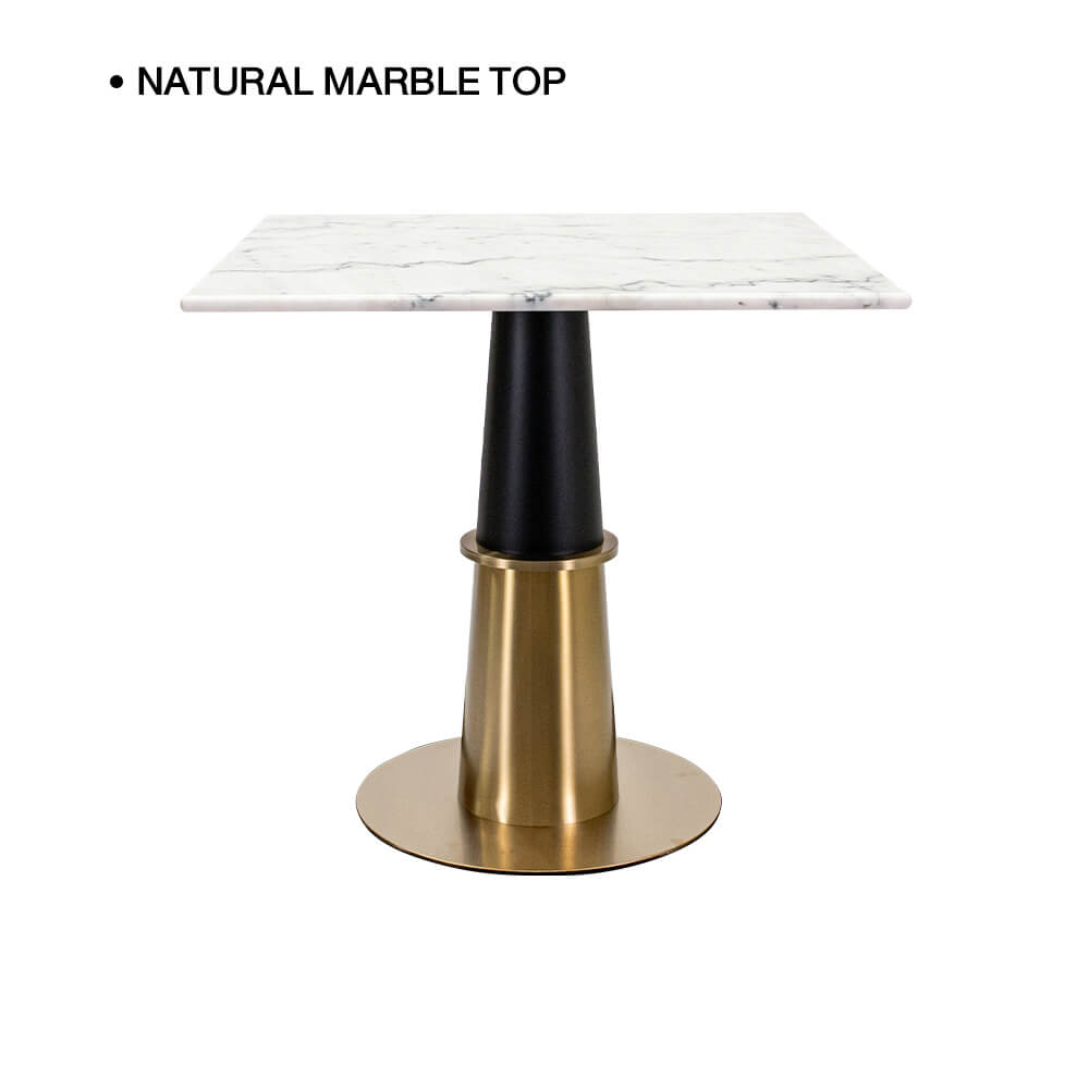 โต๊ะอาหาร CHIC REPUBLIC รุ่น GLACIER SQUARE/80 สีขาว