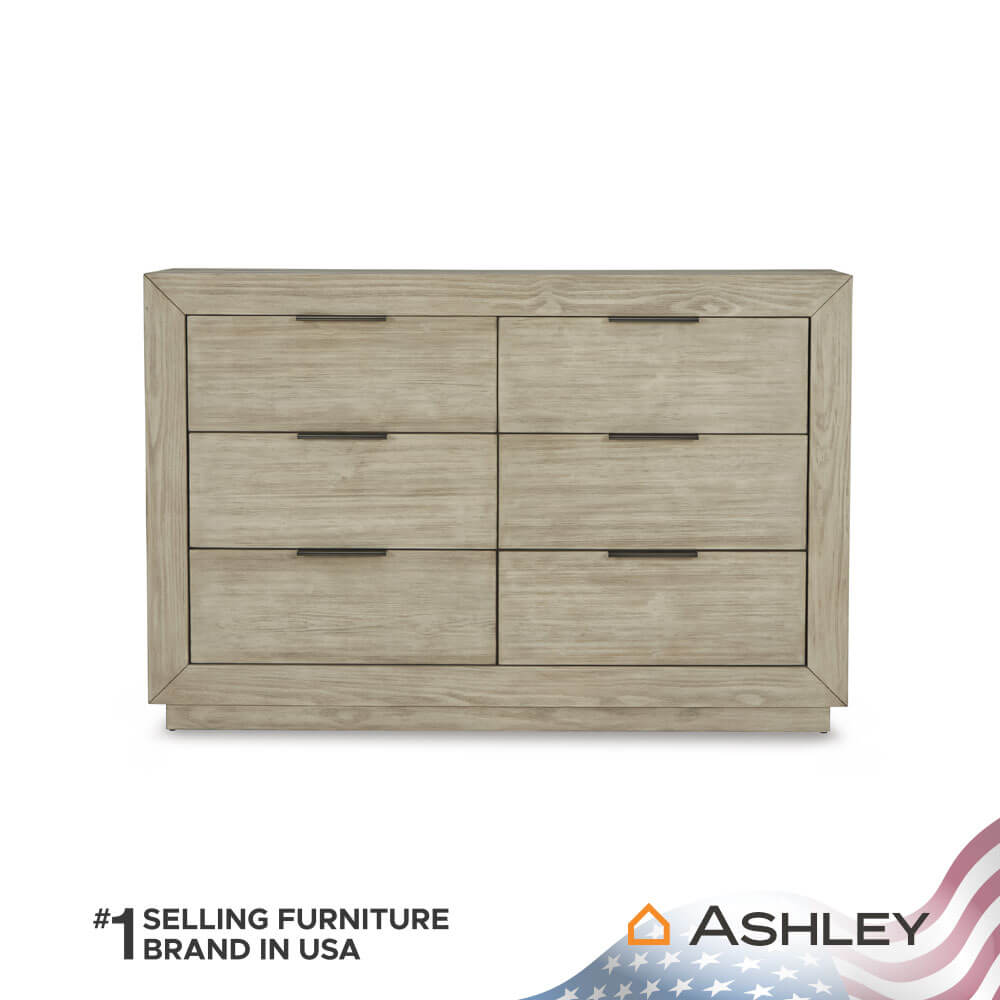 ตู้ลิ้นชัก 6 ลิ้นชัก ASHLEY FURNITURE HOMESTORE รุ่น HENNINGTON/160 สีไม้ธรรมชาติ