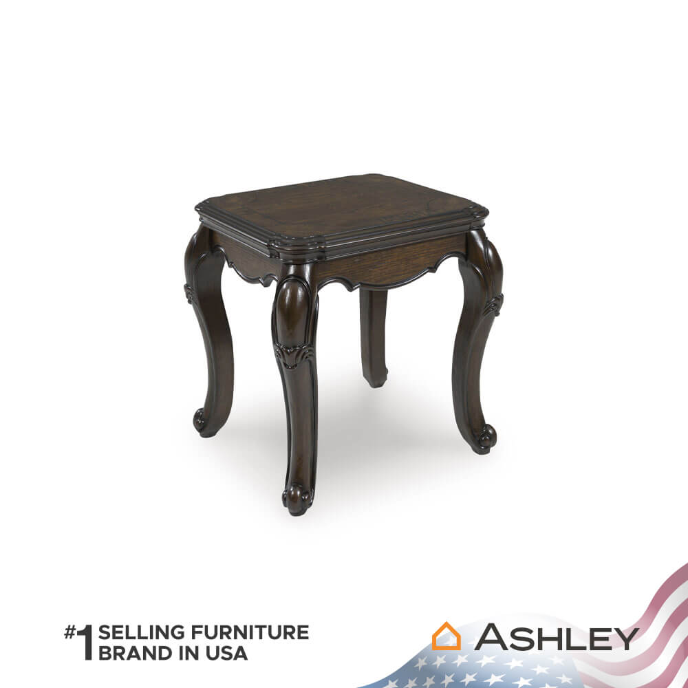 โต๊ะข้าง ASHLEY FURNITURE HOMESTORE รุ่น MAYLEE/63 ขนาด 63 ซม. สีน้ำตาลเข้ม