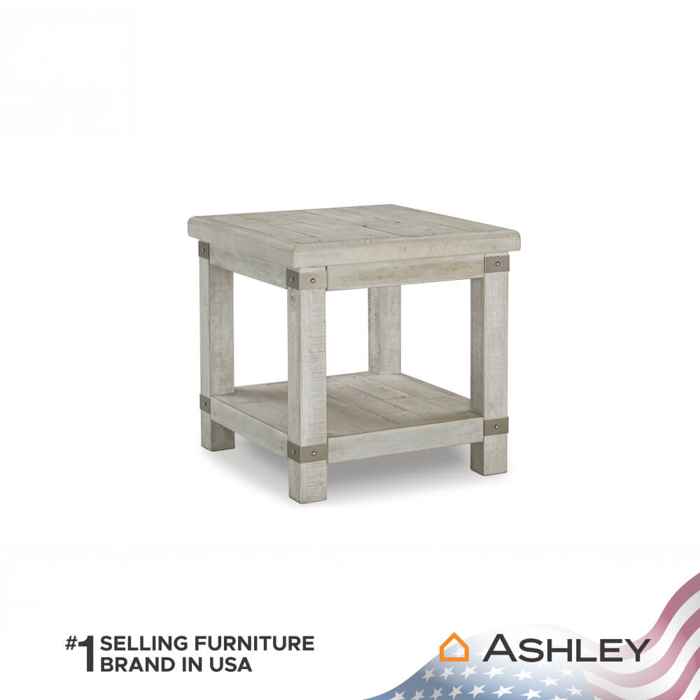 โต๊ะข้าง ASHLEY FURNITURE HOMESTORE รุ่น CARYNHURST/60 สีขาววินเทจ