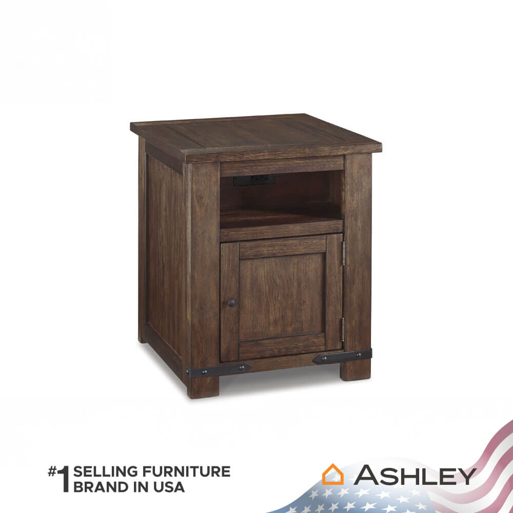 โต๊ะข้าง ASHLEY FURNITURE HOMESTORE รุ่น BUDMORE/56 สีน้ำตาล_1