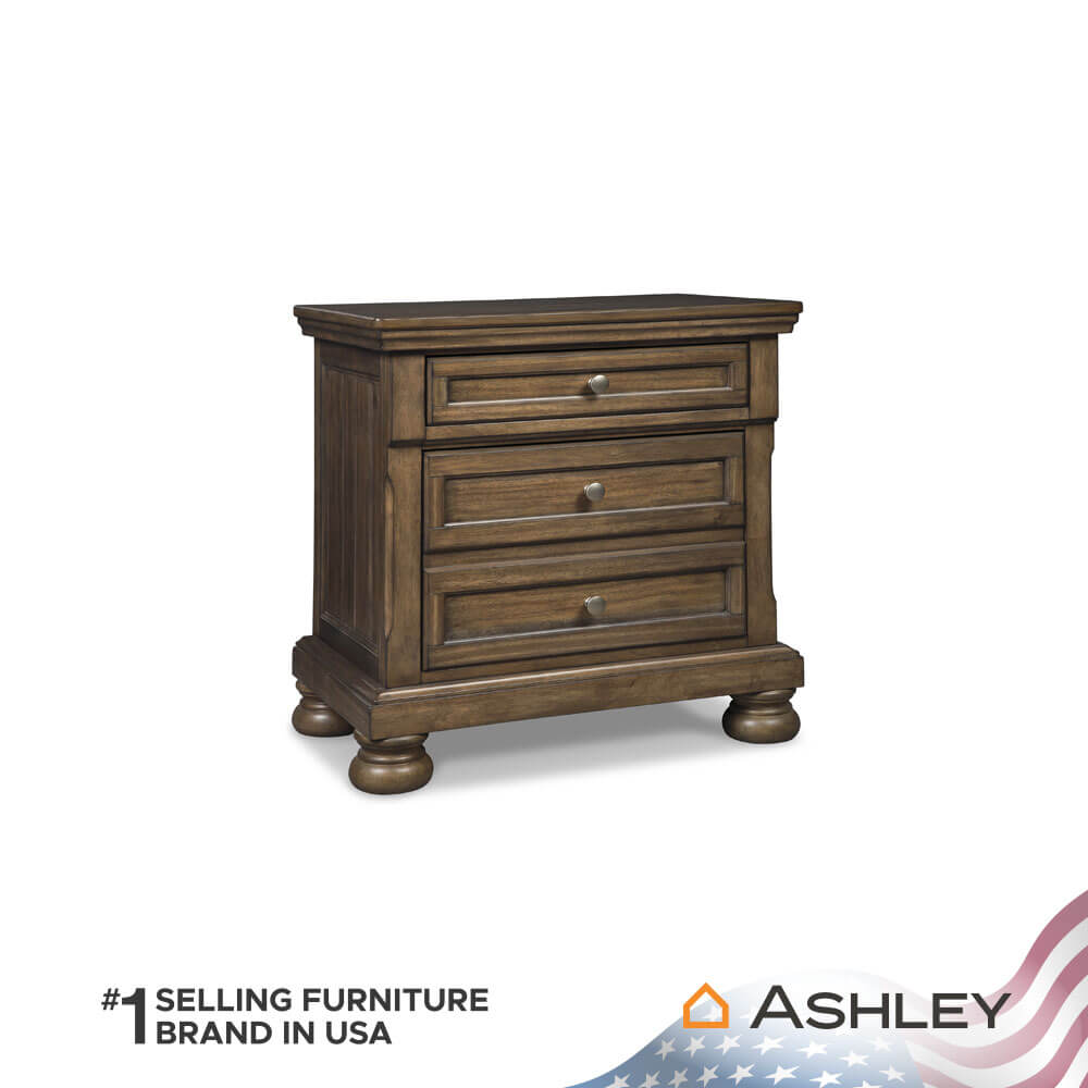 ตู้ข้างเตียง ASHLEY FURNITURE HOMESTORE รุ่น FLYNNTER สีน้ำตาล_1