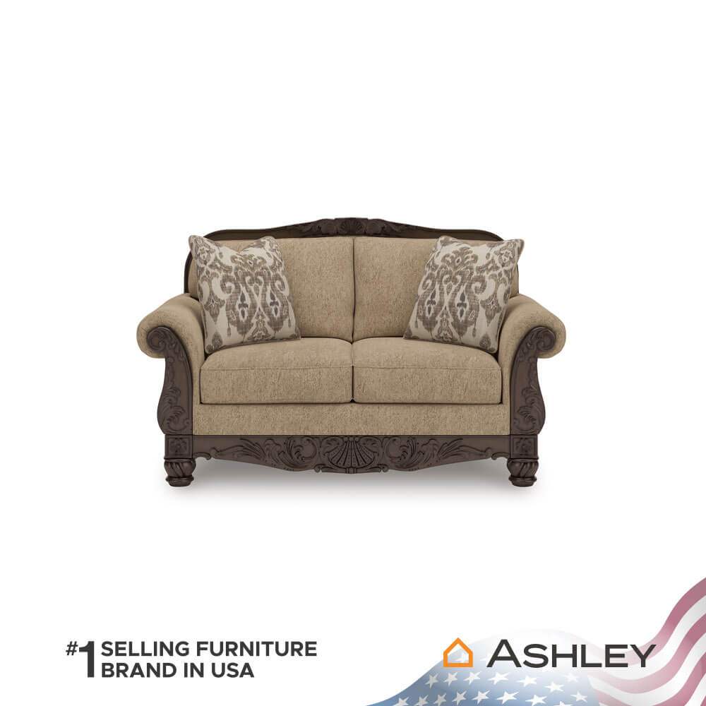 โซฟา 2 ที่นั่ง ASHLEY FURNITURE HOMESTORE รุ่น STANMORE/2 สีน้ำตาล