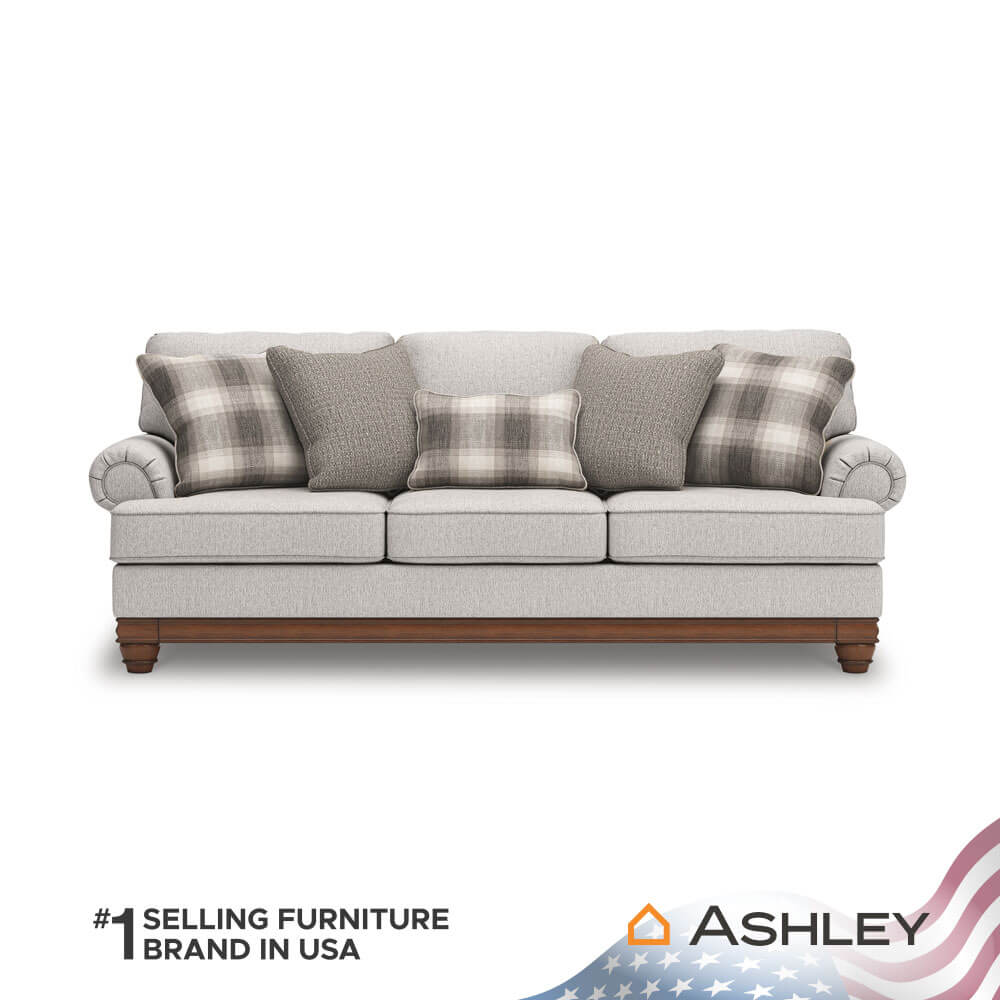 โซฟา 3 ที่นั่ง ASHLEY FURNITURE HOMESTORE รุ่น STOUGHTON/3 สีครีม