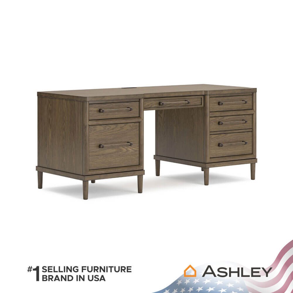 โต๊ะทำงาน ASHLEY FURNITURE HOMESTORE รุ่น ROANHOWE/171 สีน้ำตาล