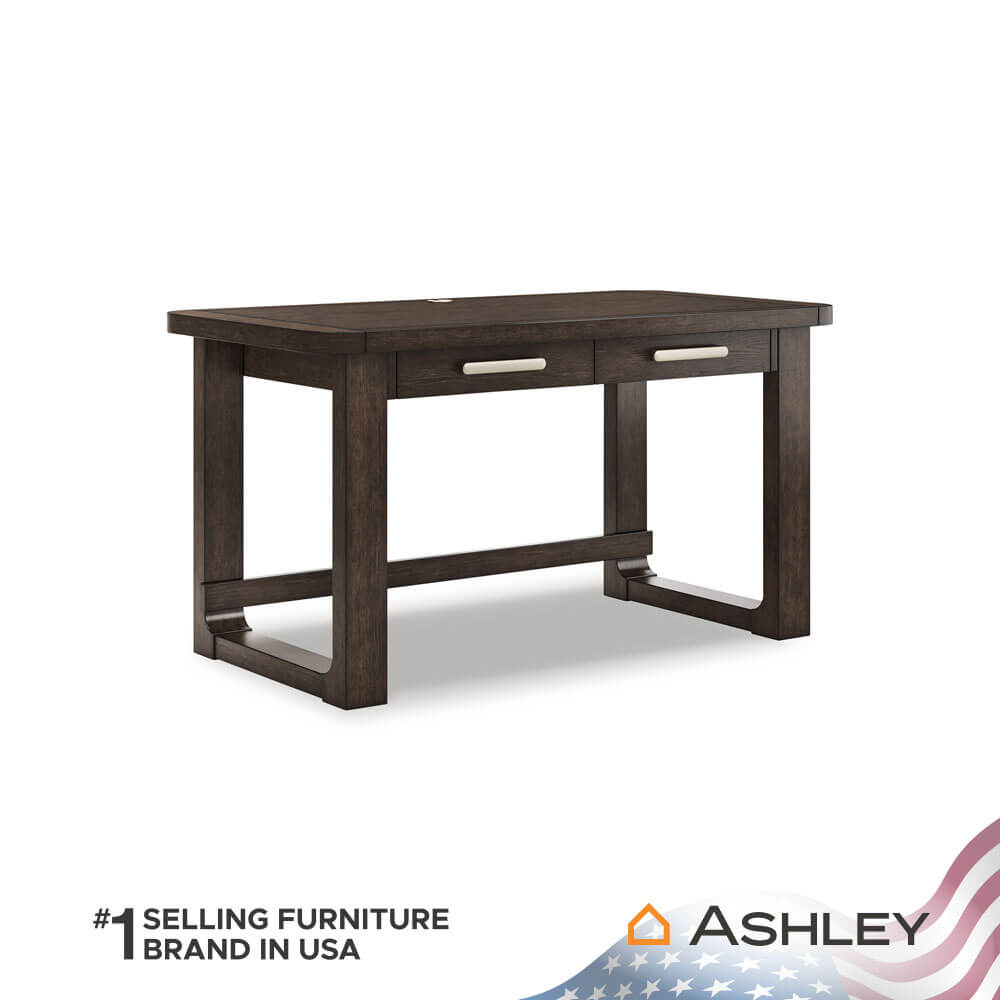 โต๊ะทำงาน ASHLEY FURNITURE HOMESTORE รุ่น BRECKINGTON/142 สีน้ำตาลเข้ม