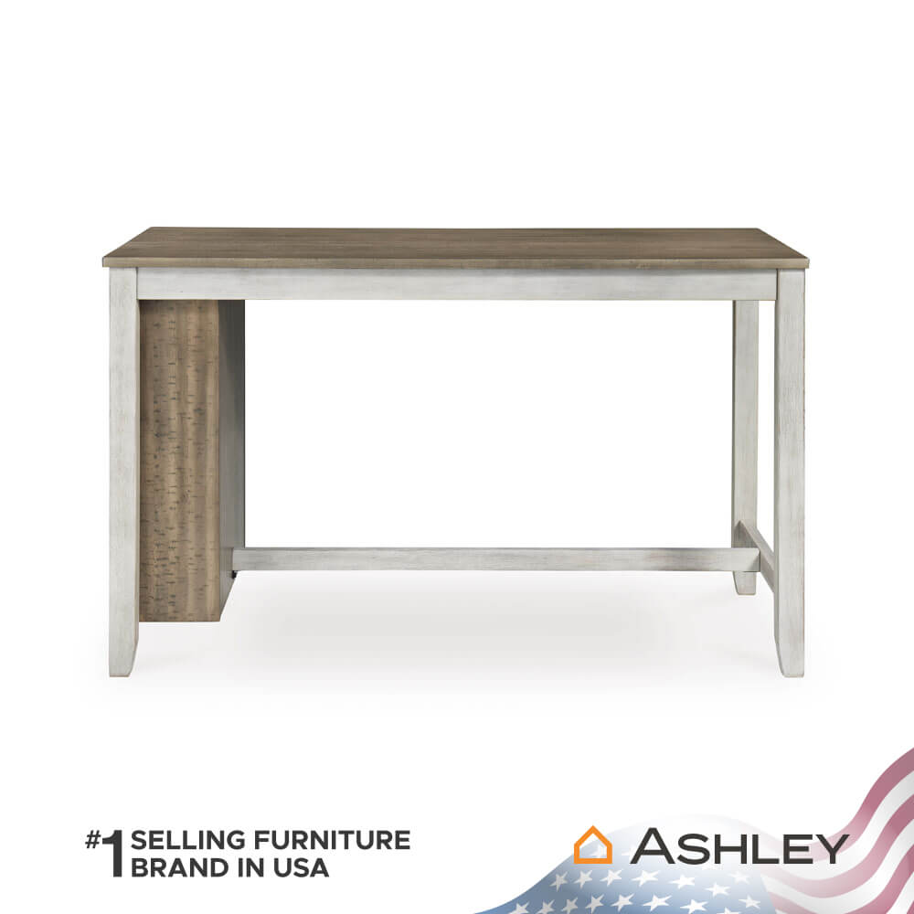 โต๊ะบาร์ พร้อมช่องเก็บของ ASHLEY FURNITURE HOMESTORE รุ่น SKEMPTON/152 สีขาววินเทจ_1