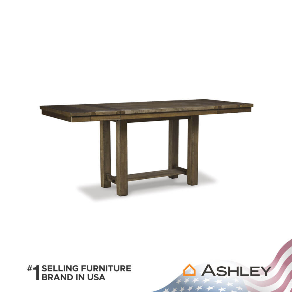 โต๊ะบาร์ปรับขยายได้ ASHLEY FURNITURE HOMESTORE รุ่น MORIVILLE/158-218 สีน้ำตาล