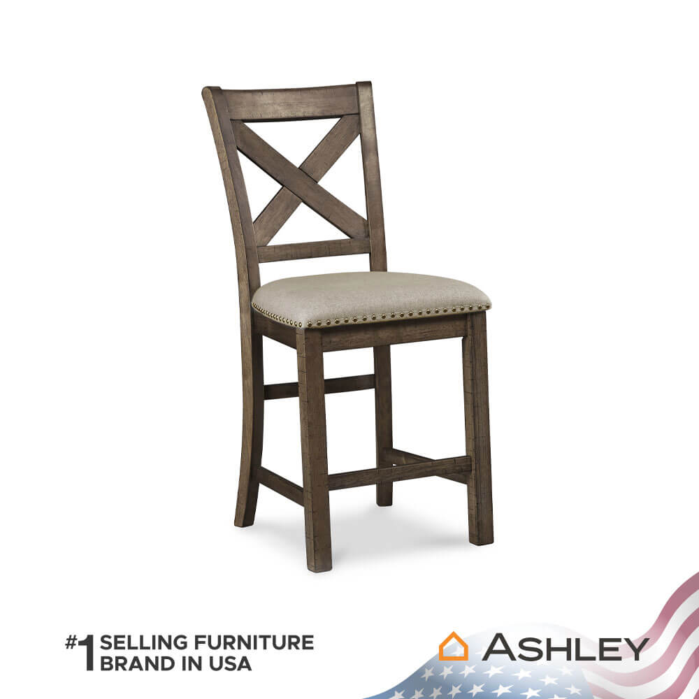 เก้าอี้บาร์ ASHLEY FURNITURE HOMESTORE รุ่น MORIVILLE สีเบจ