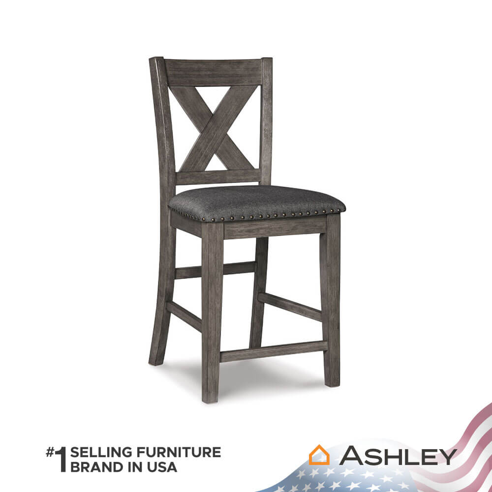 เก้าอี้บาร์ ASHLEY FURNITURE HOMESTORE รุ่น CAITBROOK สีน้ำตาลเข้ม