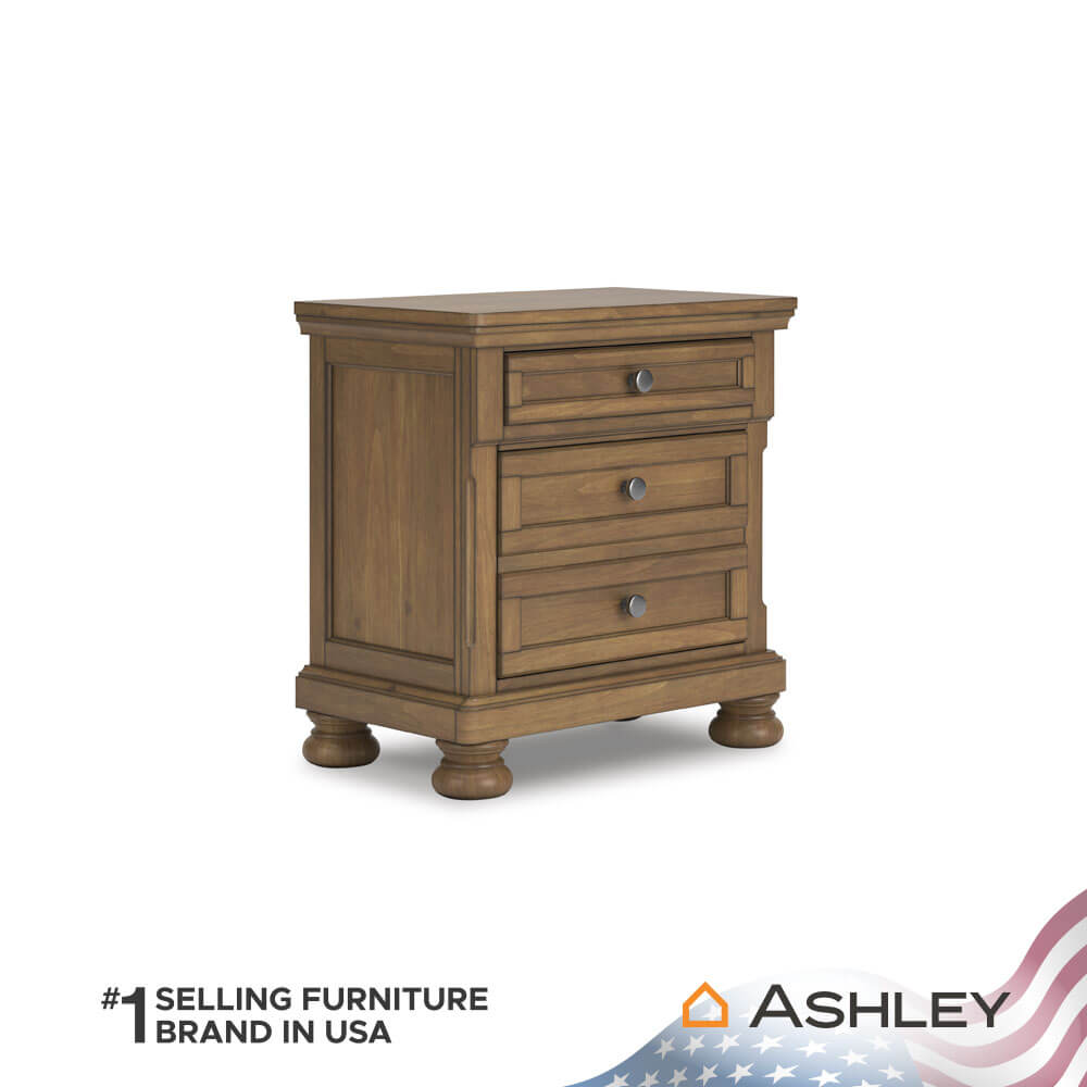 ตู้ข้างเตียง ASHLEY FURNITURE HOMESTORE รุ่น VANDENMORE สีน้ำตาล