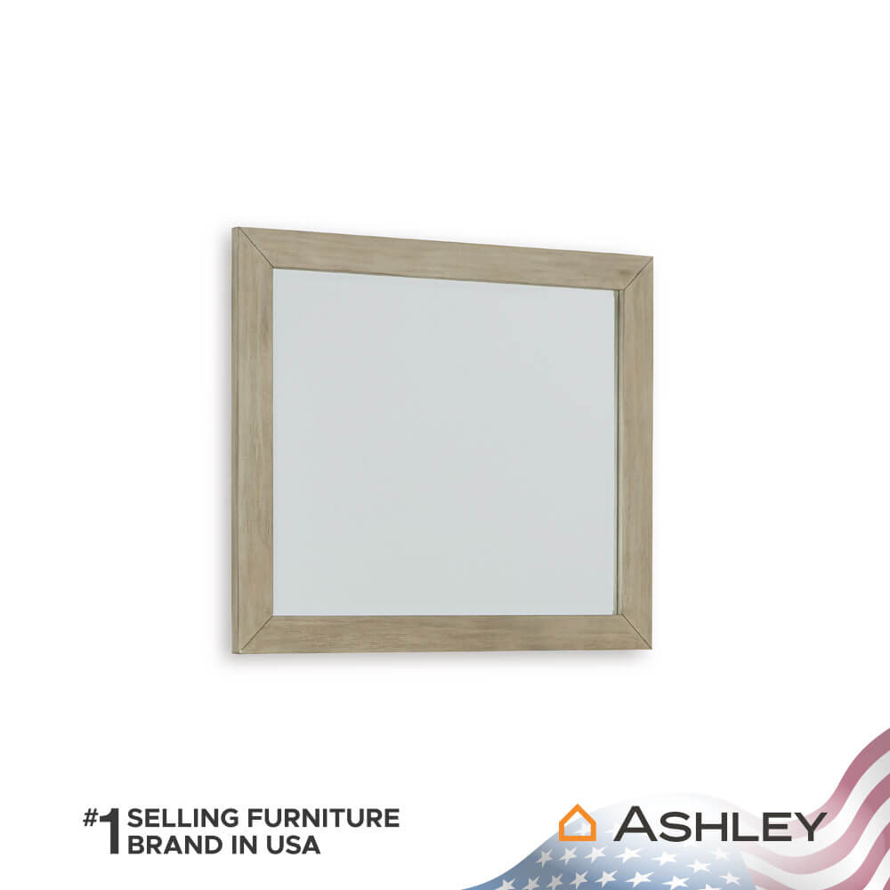 กระจกตั้งโต๊ะ ASHLEY FURNITURE HOMESTORE รุ่น HENNINGTON/101x88 สีไม้ธรรมชาติ