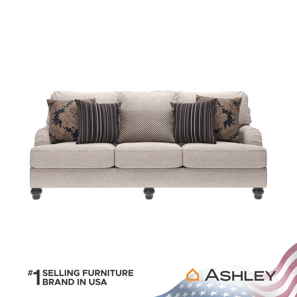 โซฟา 3 ที่นั่ง ASHLEY FURNITURE HOMESTORE รุ่น FERMOY/3 สีน้ำตาลอ่อน