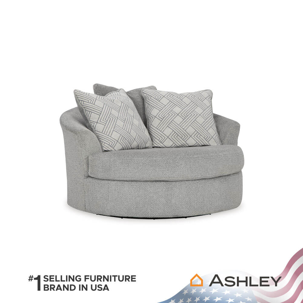 โซฟาหมุนได้ 1 ที่นั่ง ASHLEY FURNITURE HOMESTORE รุ่น CASSELBURY/1 สีเทา
